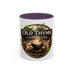 Coffee Mug — "Old Thyme Coffee & Tea" Accent Ceramic Mug (11/15 oz)