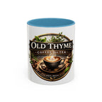 Coffee Mug — "Old Thyme Coffee & Tea" Accent Ceramic Mug (11/15 oz)