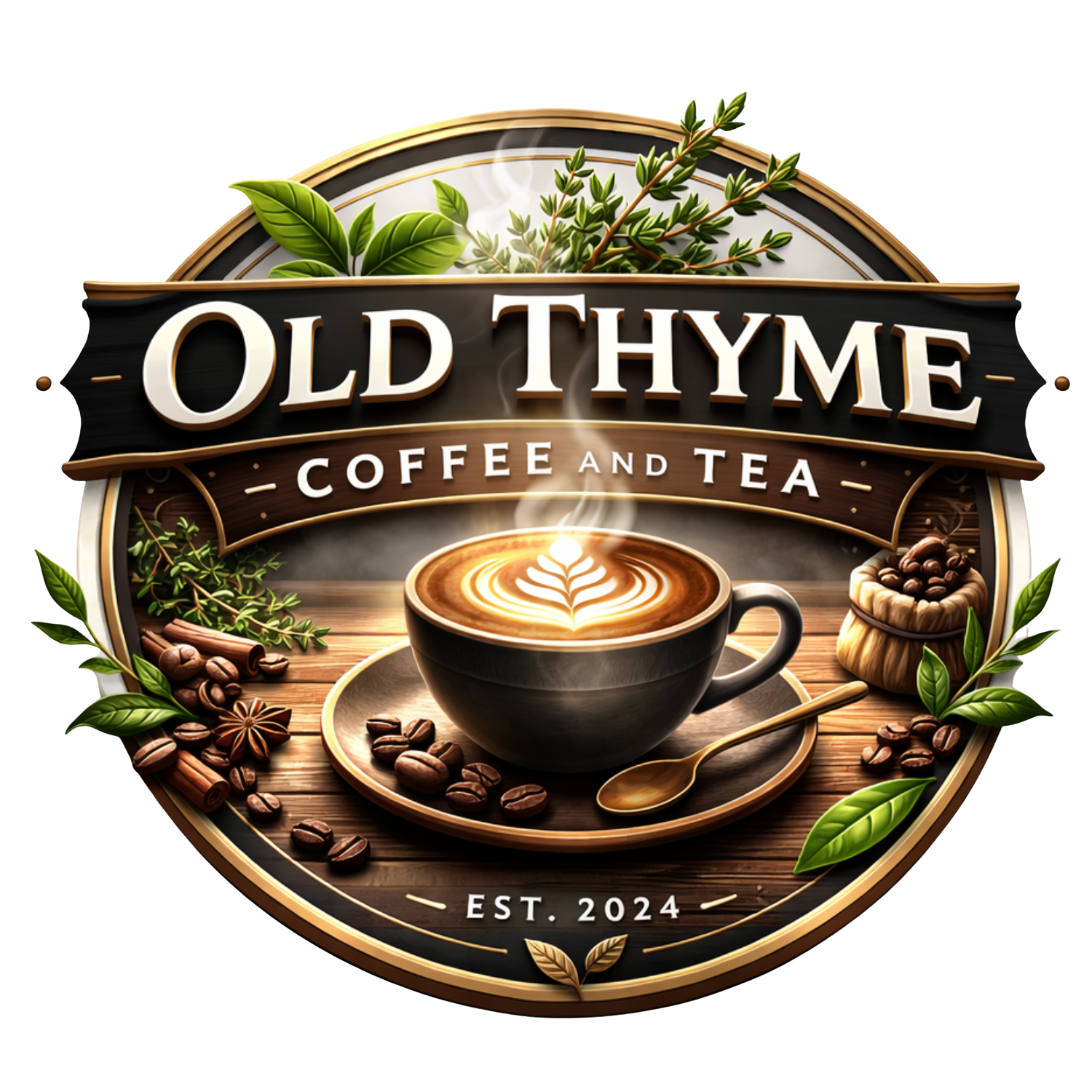Old thyme coffee and tea